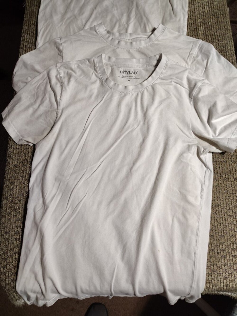 White CityLab t-Shirts Size Medium Lot Of (2) Very Nice!!!